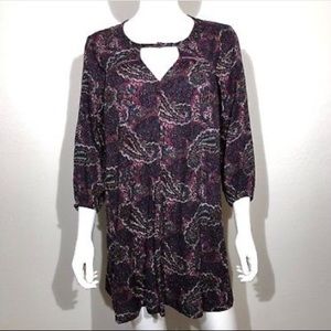 American Eagle Paisley Boho Tunic Dress